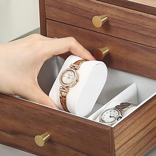 izvrsna kutija za nakit luksuzna velika drvena kutija za nakit organizator s 4 ladice drvene naušnice prsten ogrlica sat kutija za