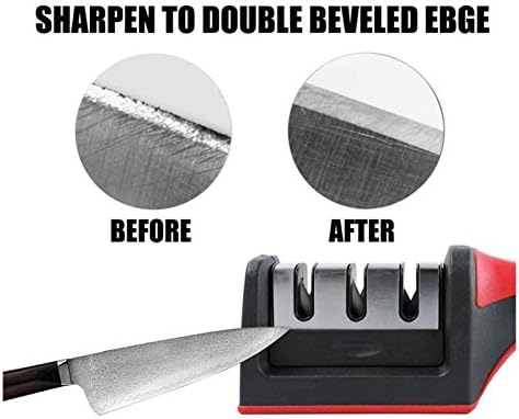 Komplet za oštrenje troslojni nož za oštrenje noževa kuhinjski kućanski višenamjenski alat za oštrenje noževa od volframovog čelika