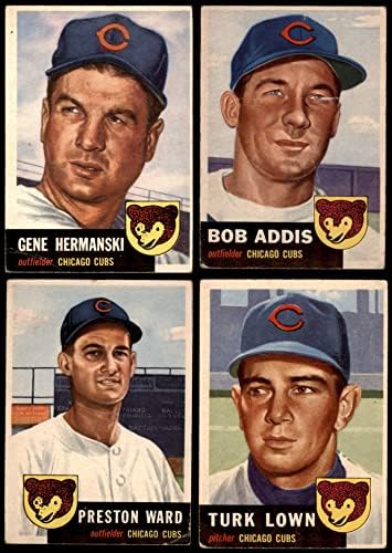 1953. Topps Chicago Cubs Team Set Chicago Cubs Dobri Cubs