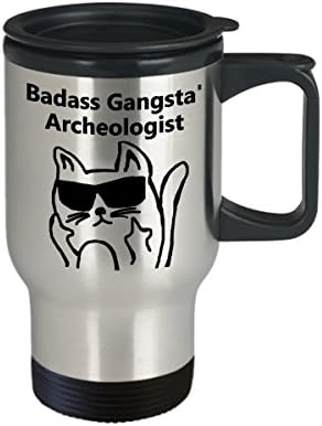 Badass gangsta 'arheolog kave za putničku šalicu