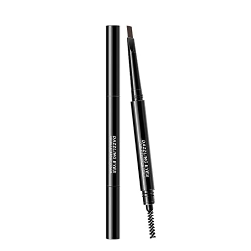 Automatska rotirajuća olovka za obrve za početnike Vodootporna četka za obrve duga dvostrana olovka za obrve Spužva za miješanje kose