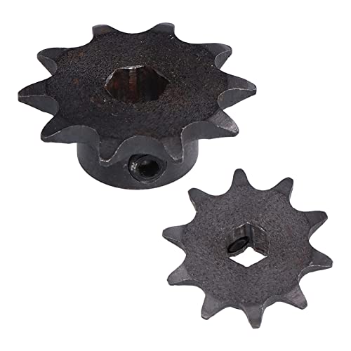 Tissting 3PCS 5307‑4008-0010 Čelični zupčanik, 8 mm nagib šesterokuće 10 zupčanih zupčanika za bicikle mehanička oprema hardverski