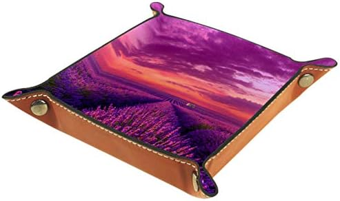 Provence Purple Lavanda Organizator ladice za skladištenje kadice kadij kadij radne površine Promjena ključa novčanika za novčanike