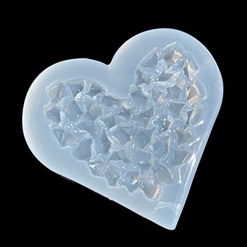 Jomgeroz Diamond Love Epoksidna smola kalup kristalni kameni ukrasi silikonski kalup Diy Crafts sapun ukras za lijevanje kalup kristalni