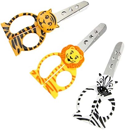 Kesyoo 3PCS Kids Craft Scissors Animal Offer višenamjenske uredske škare za šivanje za izradu DIY projekata za rezanje papira