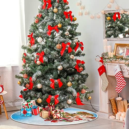 Božićni zimski snjegović božićno drvce suknja 36inch dekor za dom za božićne suknje za božićne ukrase odmor odmor božićni ukrasi drveća