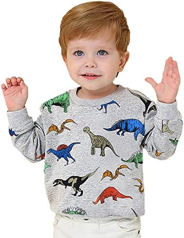 Majice majice dinosaura majice Toddler Top majica Rex Dino Baby Baby American Flag Odjeća za malu majicu
