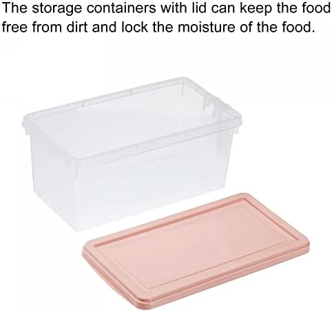 plastični spremnik za pohranu hrane 2pcs organizator za pohranu hrane kutije s poklopcima kutije za smočnicu za kuhinjski hladnjak