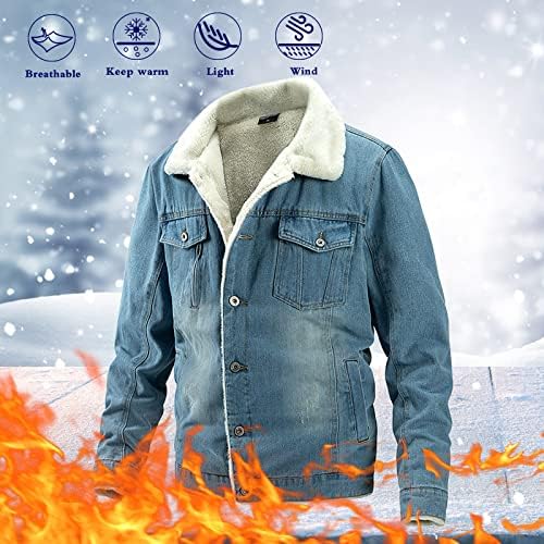 Dugi džepovi jesenski i zimske tople rukave bluze muške jakne traper kapute casual muške jakne s kapuljačom s kapuljačom