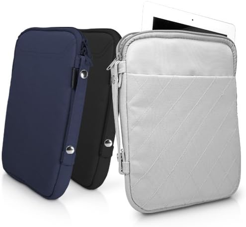 Kutija s kutijama za Toshiba Encore 2 Write - prekrivana torba za nošenje, meka sintetička kožna pokrivača w/dijamantski dizajn - mornarica