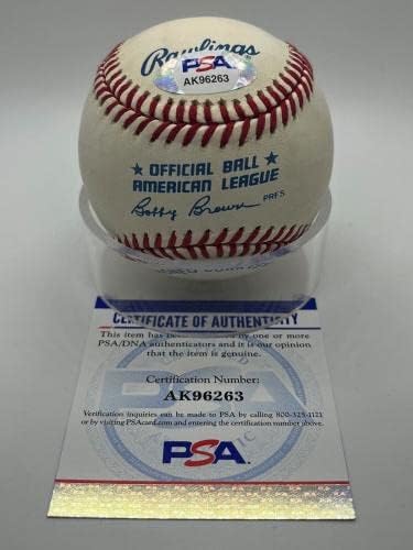 Jeff Russell Texas Rangers potpisao je službeni autogram OMLB bejzbol PSA DNA - Autografirani bejzbols