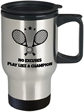 TENNIS CAFFE PUTOVANJE ŠAJI Najbolja smiješna jedinstvena tenisača čaj čaj savršena ideja za muškarce žene bez izgovora igraju kao