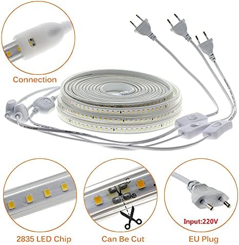 N/A LED traka Visoka sigurnost visoke svjetline 120led/m Fleksibilno LED svjetlost Vanjska vodootporna LED traka svjetlo