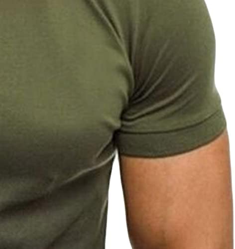 Muški 3D gradijent majice atletski jednostavni majica s majicama od solidne boje vrhovi ljetni kratki rukavi casual vrhovi