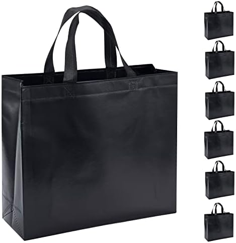Izgleda da je 6 PCS poklon vrećice sjajne poklon vrećice za višekratnu upotrebu za vjenčanje za zabavu