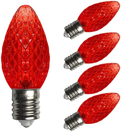 Zamjenjive svjetiljke od 97 do 25 pakiranja, 120 V, LED žarulje s mogućnošću zatamnjivanja za osvjetljenje božićnog drvca 912 i unutarnju
