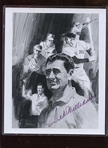 Ted Williams Crno -bijeli tisak Hologram s autogramom - Autografirani MLB Art
