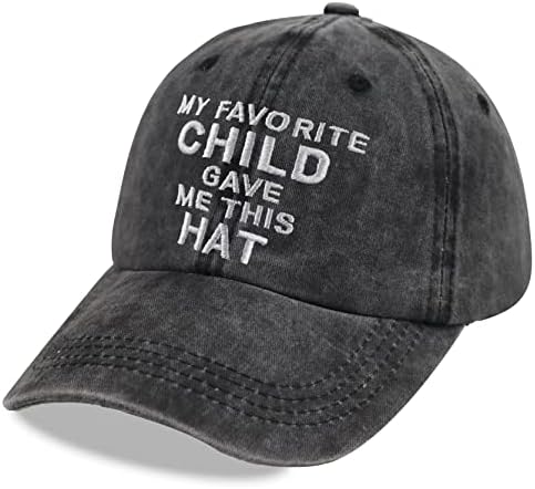 SHANVANKE, moje omiljeno dijete, poklonilo mi je ovaj šešir, podesivu bejzbolsku kapu s vezom od opranog pamuka