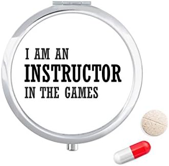 Ja sam instruktor igara kutija za tablete džepna kutija za pohranu lijekova spremnik za doziranje