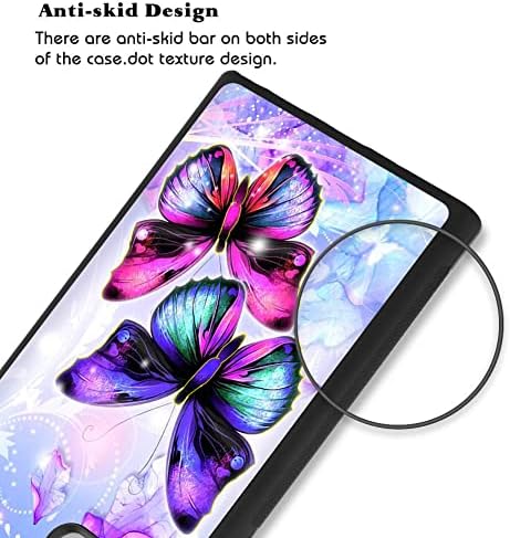 MZELQ Telefon kompatibilan sa Samsung Galaxy Note 20 Ultra CASE za žene djevojke [dizajn uzoraka leptira] Slim Tire protiv klizanih