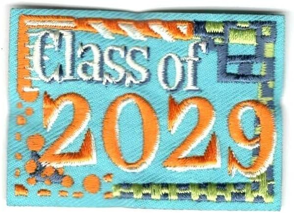 Razred 2029. Iron on Patch School Diploming College
