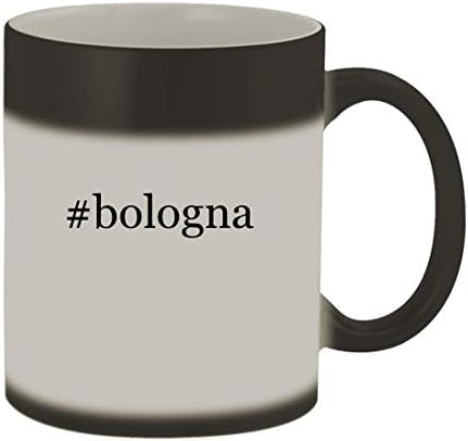 Knick Knack Pokloni bologna - 11oz hashtag magična šalica za promjenu boje, mat crna