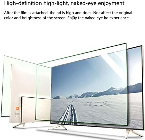 Anti Plavo svjetlo/Anti-zadirkivani TV ekran zaštitni film smrznutog filma, TV filtrira plavo svjetlo koje ublažava naprezanje očiju