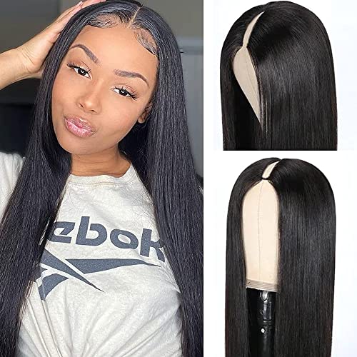 Legendhair 10A Straight V Part Wigs Human Hair Brazilian Virgin Straight Wigs for Black Women strojno izrađene perike za ljudsku kosu
