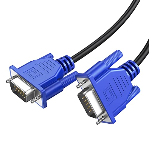 Kabel od 2 do 2 inča, muški do muški kabel za monitor od 3 stope,visoka Razlučivost 1080 inča za monitor, TV, računalni projektor-Plava