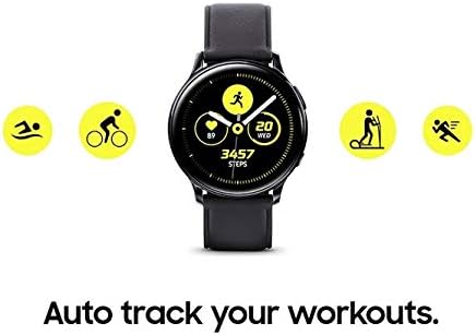 Samsung Galaxy Watch Active 2 Smart Watch s naprednim praćenjem zdravlja, praćenjem fitnessa i dugotrajnom baterijom, Aqua Black -