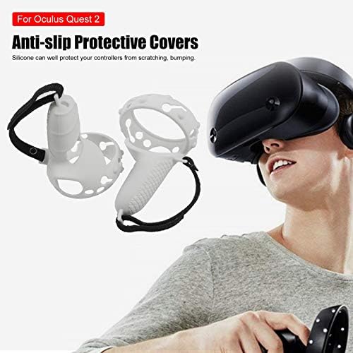 Lingge Touch Controller Pokrič za Oculus Quest2 VR ručica set VR pribor za zaštitni zaštitni zaštitni zaštitni slučaj za zaštitu od