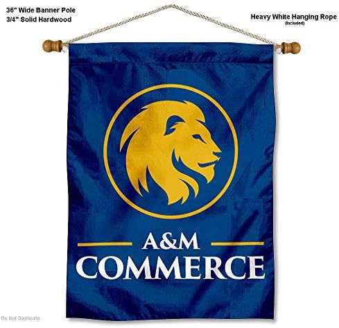 Texas A&M Commerce Lions dvostrana kućna zastava i set natpisa na drva
