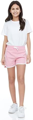 Pink Angel 4 Piece Delphin kratke hlače za djevojčice, trčanje, kratke hlače za vježbanje u teretani za djecu, pamučne kratke hlače