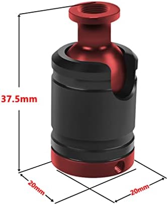 Feichao Anti-Reverse Screl Mini Gimbal držač Podesiv 1/4 rupa CNC aluminij za djelovanje 2 Statid kamere