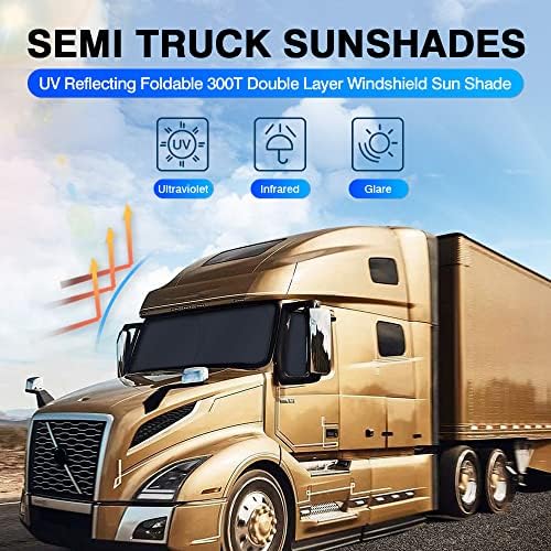 Kust Semi kamion za sunčanje za vjetrobransko staklo i bočne prozore Sunčevi poklopac Sunčani automobil Sunce Visirs za polu -, komercijalne,