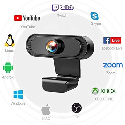 Računalna Kamera Kamera 1080md / 720MD-kamera s ugrađenim mic-mic-om-rotirajuće kamere za video pozive i konferencije uživo
