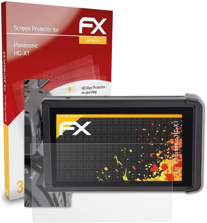 ATFOLIX Zaslon Zaštitnik Kompatibilan s Panasonic HC-X1 Zaštitni film zaslona, ​​anti-reflektivni i šok-apsorbirajući FX zaštitni film