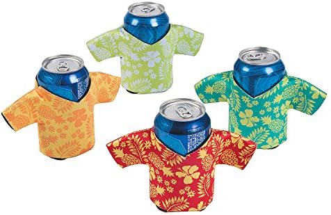Pjenasta havajska košulja može / boca Coolio's - Tiki Luau vrijeme! , Više obojena, jedna veličina odgovara svima ;-)