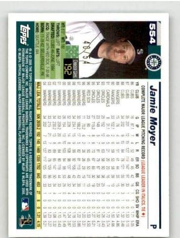 Jamie Moyer Card 2005 Topps Black 554 - Kartice za bejzbol s pločama