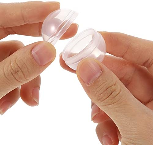 100pcs prozirne prazne okrugle kapsule prozirne kuglice za punjenje plastične posude iznenađenje za nagradu u korist zabave