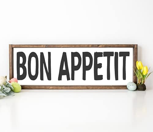 Dozili francuski kuhinjski znak Bon Appetit Sign Farmhouse Wall Dekor Farmhouse Kuhinjska seoska kuća Custom Wood Sign Kitchen Signs