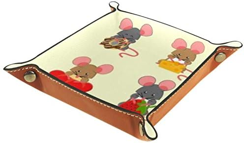 Lyetny obiteljska kutija za skladištenje miša držač slatkiša Sunndries Tray Desktop Organizator za pohranu prikladan za putovanja,