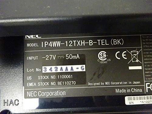 NEC SL11100 1100061 SL1100 12 Button Full-Duplex
