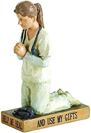 Dicksons pomažu mi da liječim molitvu medicinsku sestru bijela 6 x 4 smola ukrasna tabletop figurica