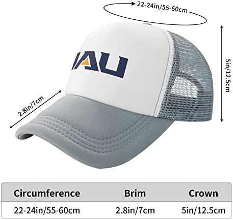 Muški bejzbolski šešir kamiondžija s logotipom Sveučilišta sjeverne Arizone, podesivo pokrivalo za glavu na otvorenom, mrežasti stražnji