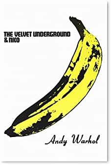 Smiješan ružni božićni džemper Andy Warhol zidni dekor Pop Art Print za ukrašavanje kuće - Velvet Underground & Nico Banana 8 x 12