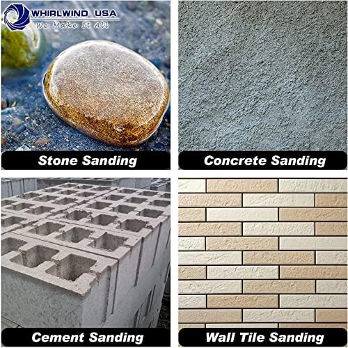 Whirlwind USA 5-inčni betonski dijamantni kotač za poliranje i čišćenje kamene betonske površine, cement, mramor, granit s 5/8-inčnim
