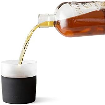 Čaše za viski s mogućnošću zamrzavanja, 2 komada, Crna