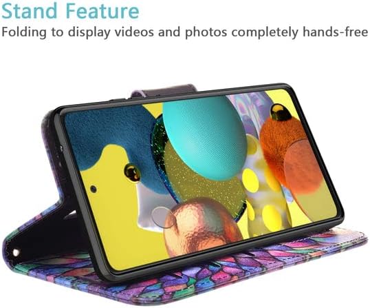 Galaxy Wireless Case za Samsung Galaxy A14 5G torbica-novčanik Torbica za telefon Torbica-držač za djevojčice žene - Duga