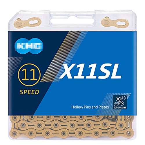 KMCX11 SL lanac, 11 brzih biciklističkih lanaca kompatibilnih sa Shimano Sram Campagnolo, 118Links, Silver